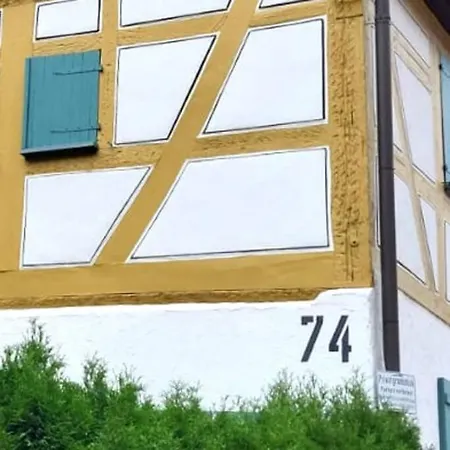 Fachwerk Maisonette In Nuertingen Exterior foto