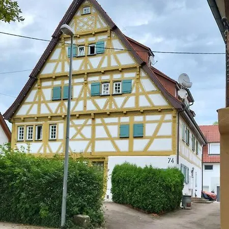 Fachwerk Maisonette In Nuertingen Exterior foto